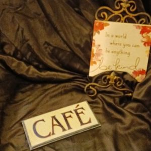 CAFÉ wall/door sign ~ metal ~ super 😍 cute 😍!